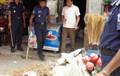 সিংড়ায় বিভিন্ন মিষ্টান্ন ভান্ডারকে ২৭ হাজার টাকা জরিমানা