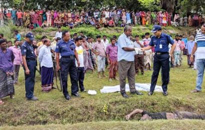 নাটোরে মাঠ থেকে ছাত্রের লাশ উদ্ধার।