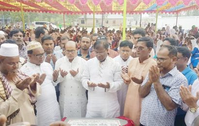 নাটোরের লালপুরে একাডেমিক ভবনের ভিত্তিপ্রস্তর স্থাপন