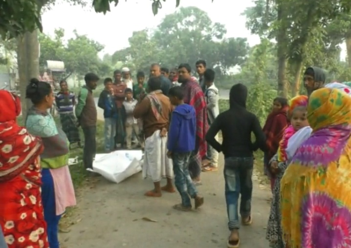 নাটোরে সড়ক দুর্ঘটনায় বৃদ্ধার মৃত্যু