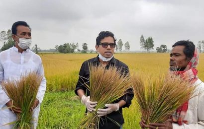 নাটোরের সিংড়ায় ক্ষতিগ্রস্ত কৃষকের পাশে প্রতিমন্ত্রী পলক