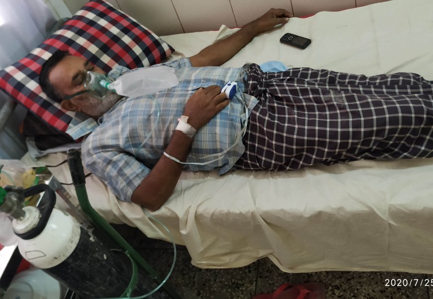নাটোরে করোনা থেকে মুক্তিতে সকলের দোয়া চেয়েছেন সাংবাদিক পিপলু