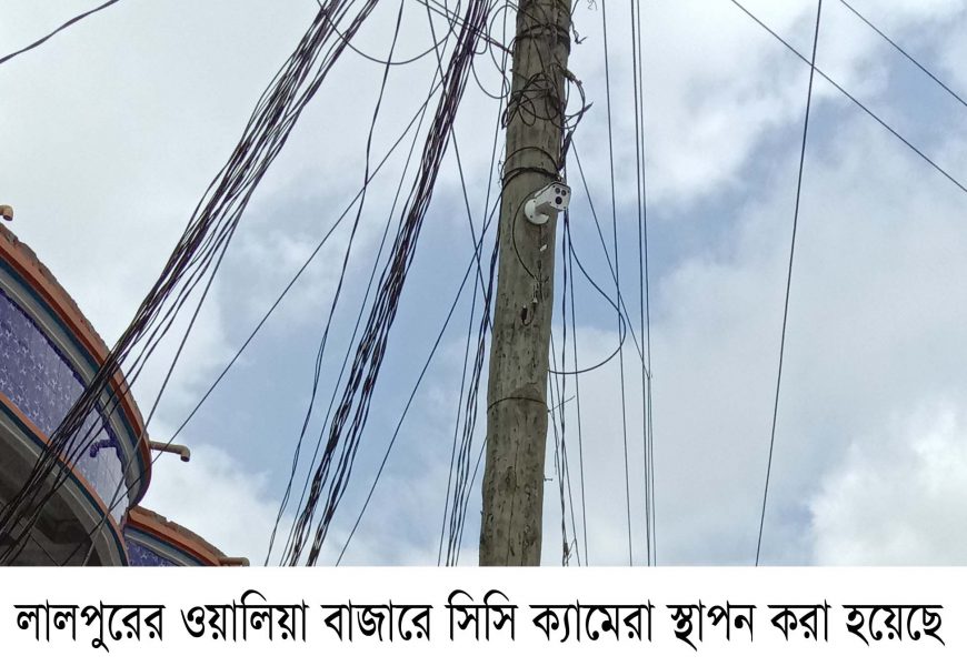নাটোরে সিসি ক্যামেরার আওতায় ওয়ালিয়া বাজার