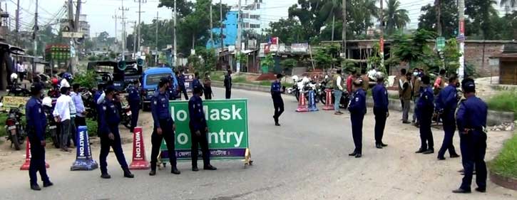 নাটোরে করোনায় ২ জনের মৃত্যু॥ চলছে কঠোর লকডাউন