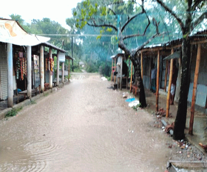 বড়াইগ্রাম  বাঘাট হাটের সরকারী জমি বরাদ্দ দিচ্ছেন মেম্বার ! প্রতিবাদকারীদের দেয়া হচ্ছে হুমকি
