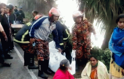 সিংড়ায় ত্রিমুখি সংঘর্ষে ১ জন নিহত ; ৫ জন আহত