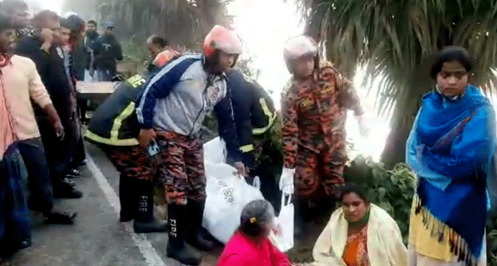 সিংড়ায় ত্রিমুখি সংঘর্ষে ১ জন নিহত ; ৫ জন আহত