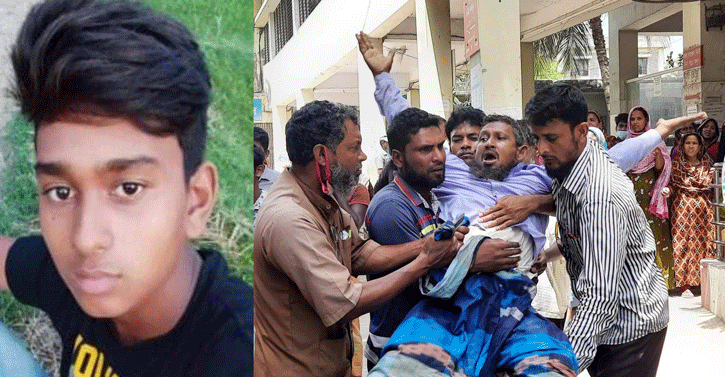 সিংড়ায় যাত্রিবাহি বাস চাপায়  স্কুল ছাত্র দুই বন্ধু নিহত