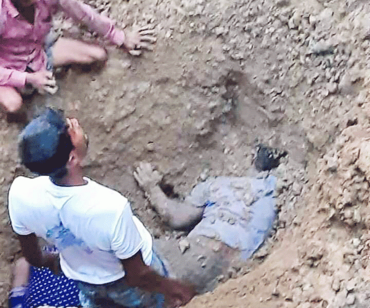 সিংড়ায় মাটি চাপা পড়ে শ্রমিক নিহত