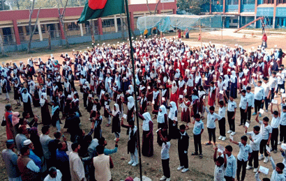 বাল্য বিয়েকে না বলে ৭০০ শিক্ষার্থীর শপথ