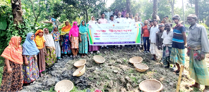 লালপুরে কর্মসংস্থান কর্মসূচির প্রকল্পের ২য় পর্যায়ে কাজের উদ্বোধন