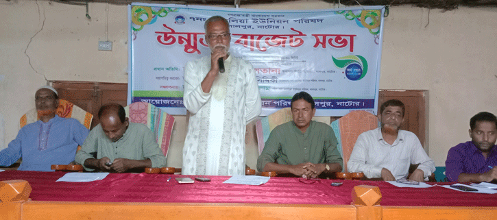ওয়ালিয়া ইউনিয়ন পরিষদের উন্মুক্ত বাজেট