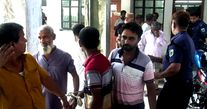 নাটোরে হাটের জায়গা অবৈধ দখলকারী ১০জন কারাগারে