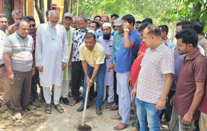 লালপুরে রাস্তা এইচবিবি করনের উদ্বোধন