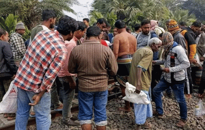 লালপুরে ট্রেনে কাটা পড়ে শিশুর মৃত্যু