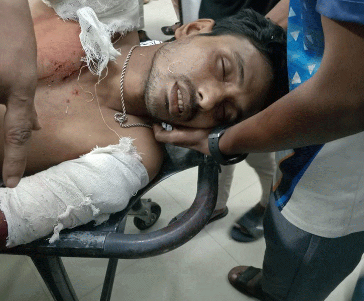 নাটোরে শ্রমিক ফেডারেশন নেতাকে কুপিয়ে জখম