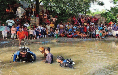 নদীর পানিতে ডুবে মারা গেলো শিশু