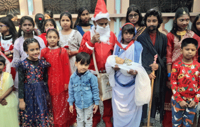 নাটোরের ১১ খ্রিস্টান ধর্মপল্লীতে বড়দিন পালিত